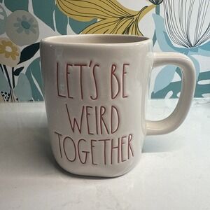 Rae Dunn Lets Be Weird Together Big Mug Magenta